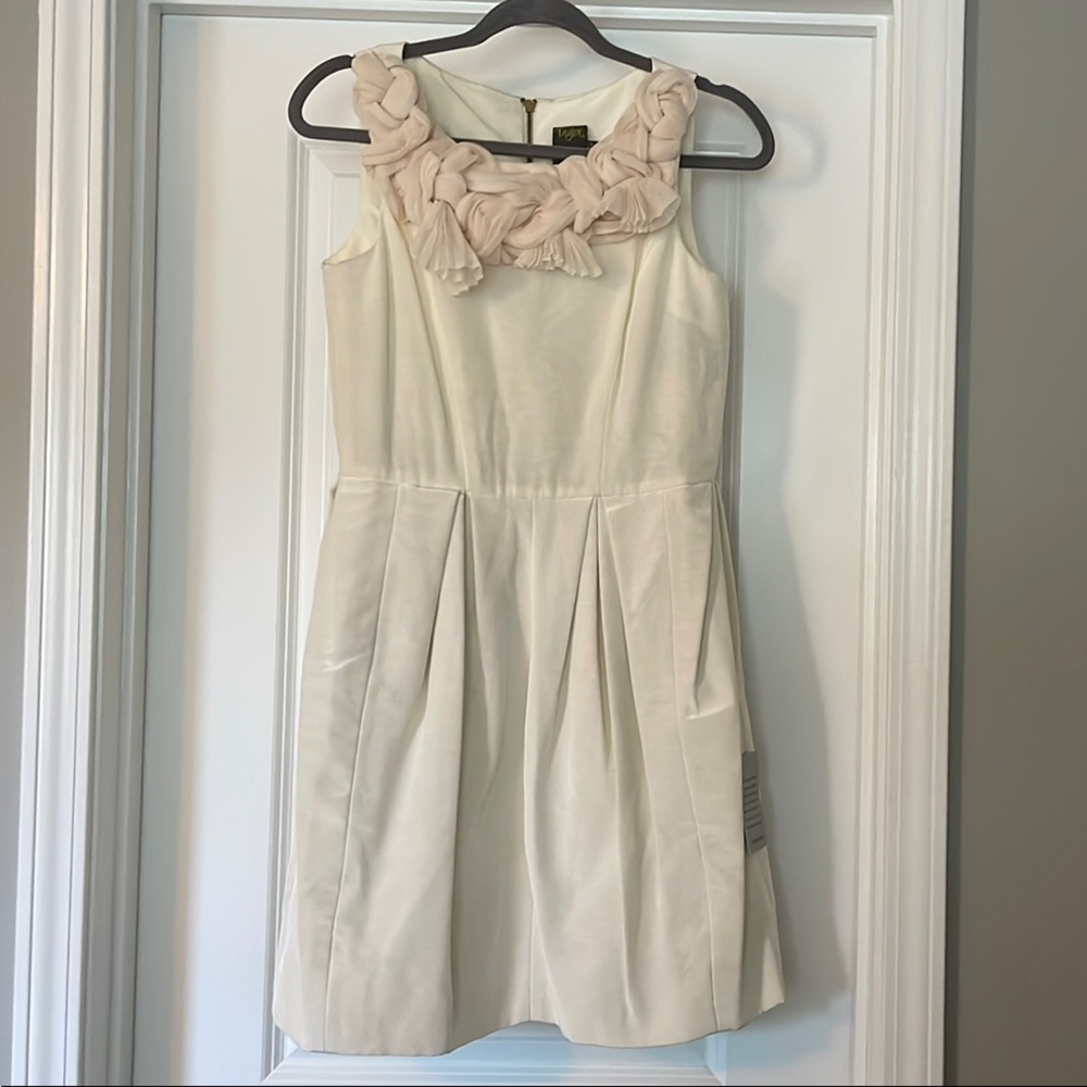 Taylor Cream A-Line Sundress for Cocktail Events